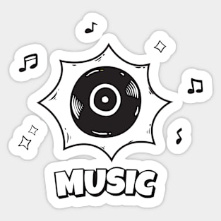 Music Is Life Sticker